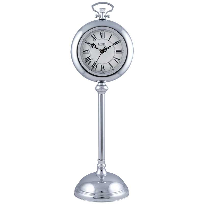 487f3ad510133bd86731c21e6cd4ca08 ساعت رومیزی لوتوس مدل TC-804-SILVER-SANTA CLARA