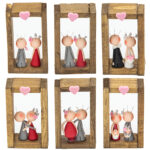 دیوارکوب مدل چرخه عشق کد Ar-01 مجموعه 6 عددی