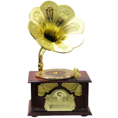 جعبه موزیکال طرح گرامافون کد 1560