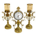 ست شمعدان و ساعت مدل 9003 مجموعه 3 عددی