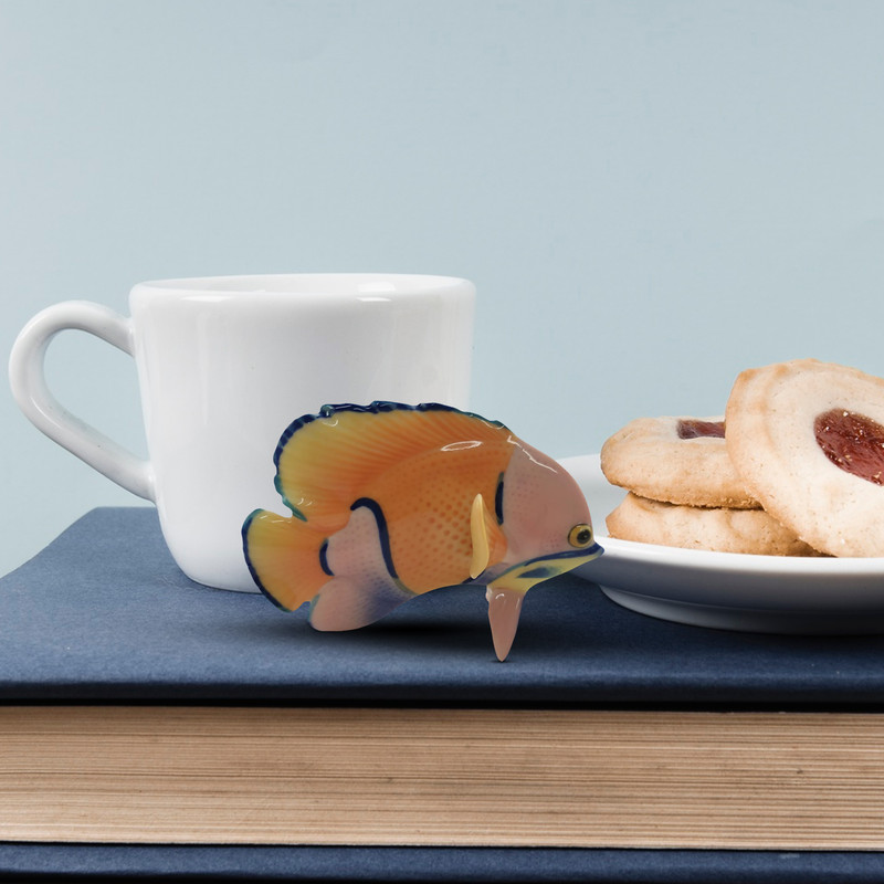 4a98a6cddf26578ff543b54bd38cef48 مجسمه چینی فرانز مدل ماهی مقلد FZ01448