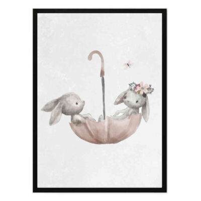 تابلو مدل Rabbits umbrella کد 2489011064