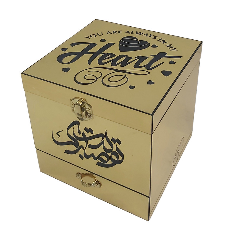 4ba06d427610eed94b7a6fef85f47211 جعبه موزیکال طرح تایپوگرافی مدل BX-TG2