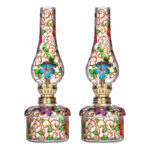 دکوری مدل چراغ نفتی کد 106 مجموعه 2 عددی