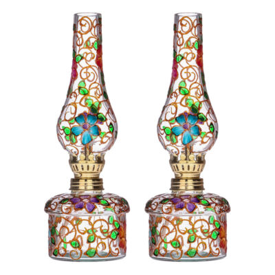 دکوری مدل چراغ نفتی کد 106 مجموعه 2 عددی