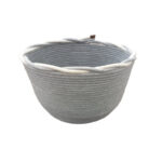 ست سطل و جای دستمال مدل گیس بافت