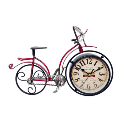 ساعت رومیزی طرح دوچرخه مدل T1415