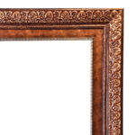 تابلو فرش ماشینی نقش نگار رضوی طرح گل کد 2529KP