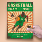 پوستر صبا طرح طرح کلاسیک بسکتبال کد 21