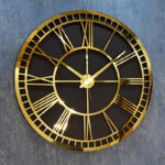 ساعت دیواری اِلِنسی مدل پروانه به همراه تابلو