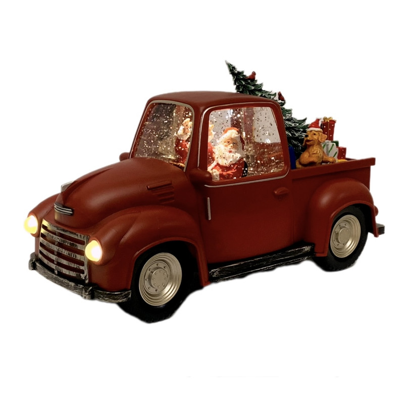 50b394735bb74648c16435a9b9f57496 گوی موزیکال مدل پمپی کریسمسی طرح ماشین بابانوئل کد WDL-22015A