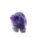 مجسمه مدل سنگ آمیتیست طرح خرس