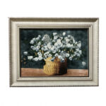 تابلو فرش دستبافت مدل گل های زینتی کد NKP.T 2/49