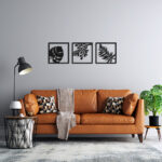 دیوارکوب مدل هاوایی کد A-HW005 مجموعه 3 عددی