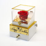 جعبه موزیکال مدل رزجاودان طرح Happy Birthday