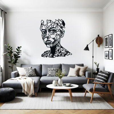 دیوار کوب طرح چهره مدل ۳۰۱۲