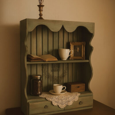 شلف رومیزی مدل وودن شابی کلاسیک