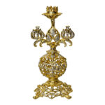 شمعدان مدل لوکس سه شاخه بسته دو عددی