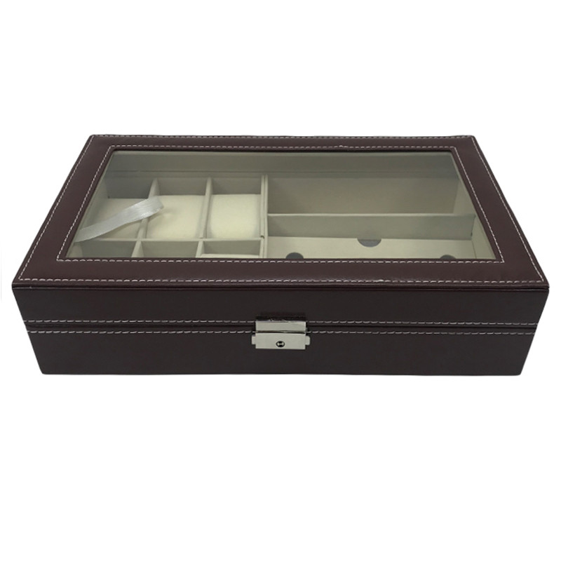 56df95f573acb9888e653ffaf6dbd1ca جعبه ساعت مچی و عینک چرمی مدل 4650