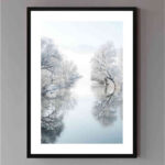 تابلو مدل Frosty winter کد 248901507