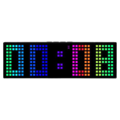 ساعت رومیزی دیجیتال مدل نمایشگر چند رنگ کد SR2210C