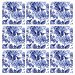 رومیزی مدل مخمل کد M00207 بسته 9 عددی