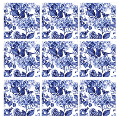 رومیزی مدل مخمل کد M00207 بسته 9 عددی