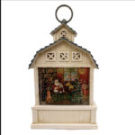 گوی موزیکال مدل پمپی کریسمسی طرح بابانوئل کد WDL-24010B