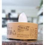 جاشمعی ایکیا مدل GLIMRANDE به همراه شمع ال ای دی