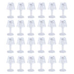 شمع ال ای دی مدل دیاموند طرح پایه دار مجموعه 24 عددی