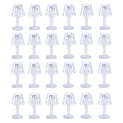 شمع ال ای دی مدل دیاموند طرح پایه دار مجموعه 24 عددی