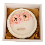 شمع دست ساز شینوا مدل پیونی