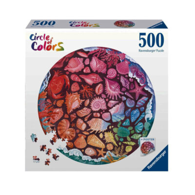 پازل 500 تکه راونزبرگر مدل Circle of Color Seashells کد 12000823