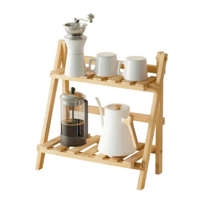 شلف رومیزی مدل قفسه چوبی