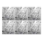 دیوارپوش مدل تایل بین کابینتی پشت چسبدار کد 20018 بسته 6 عددی