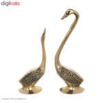 مجسمه طرح قو مدل K306 مجموعه 2 عددی