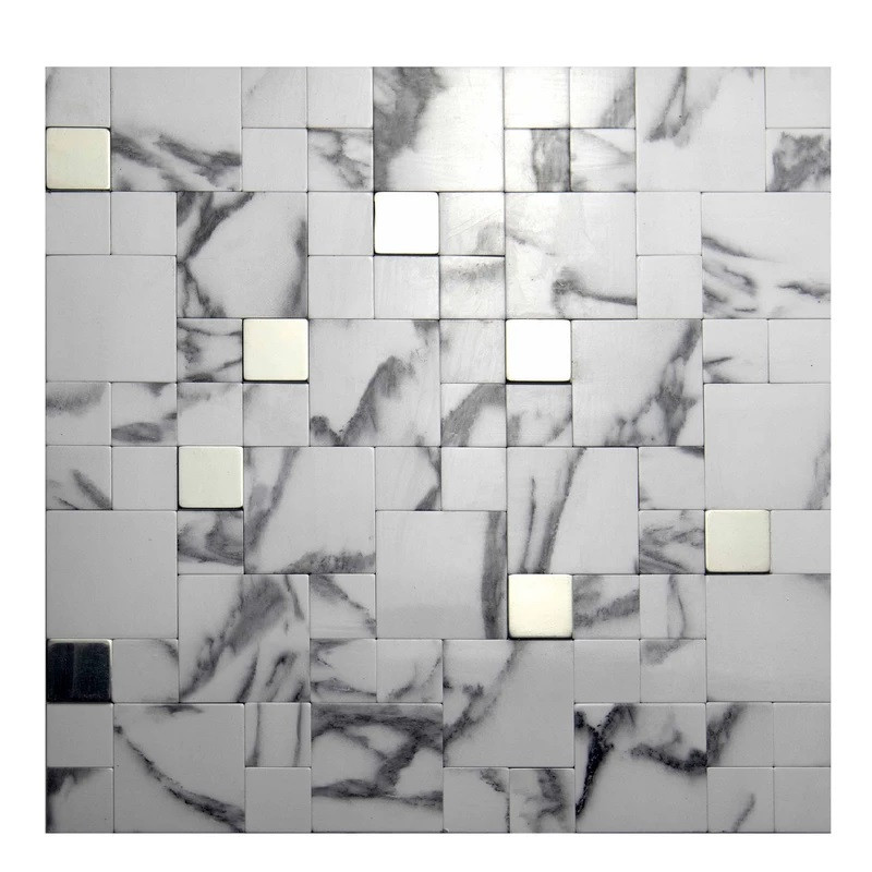 5cd7bea08f4254dddea74aed7d92c685 دیوارپوش مدل تایل بین کابینتی پشت چسبدار کد 20018 بسته 6 عددی