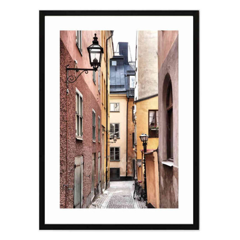 تابلو مدل Old Town Stockholm کد 248901990