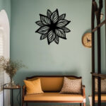 دیوارکوب مدل گلبرگ فلزی کد zb7