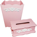 ست سطل و جای دستمال کاغذی مدل 151