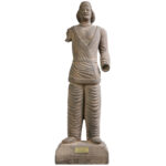 مجسمه تندیس و پیکره شهریار مدل تندیس شاهزاده اشکانی شمی کد MO1360 سایز بزرگ