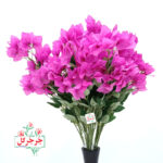 گل مصنوعی جُرجُرگل مدل شاخه شکوفه گل کاغذی Bougainvillea بسته پنج عددی