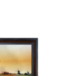 تابلو فرش ماشینی مدل آسیاب بادی کد 8936