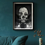 تابلو مدل Room skull کد 248901404