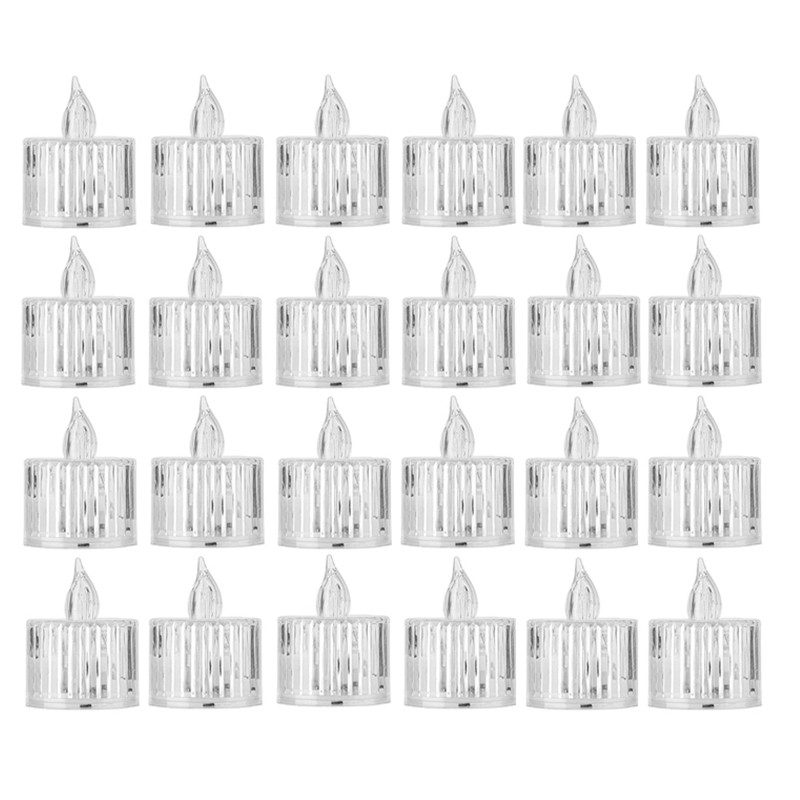 61daba842c9d093d22fde5eded3430d7 شمع ال ای دی مدل Christmas مجموعه 24 عددی