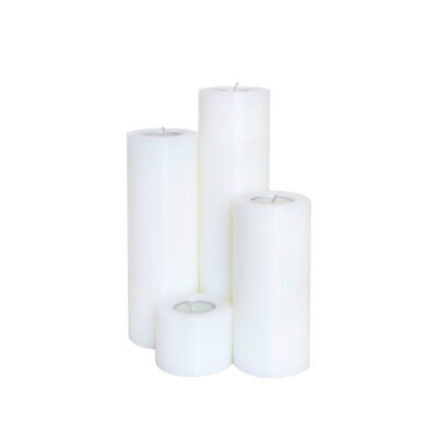 شمعدان طرح استوانه ای کد 12333445444 مجموعه 4 عددی