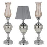 آباژور رومیزی مدل 150 به همراه شمعدان مجموعه سه عددی