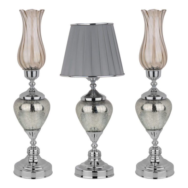 آباژور رومیزی مدل 150 به همراه شمعدان مجموعه سه عددی