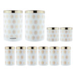 سرویس آشپزخانه 10 پارچه بهازکالا مدل خورشید کد 16290347