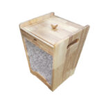 ست سطل و جا دستمال کاغذی هایلو کد 0042b